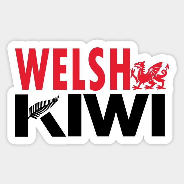 Welsh Kiwi (for light backgrounds) Sticker by honeythief